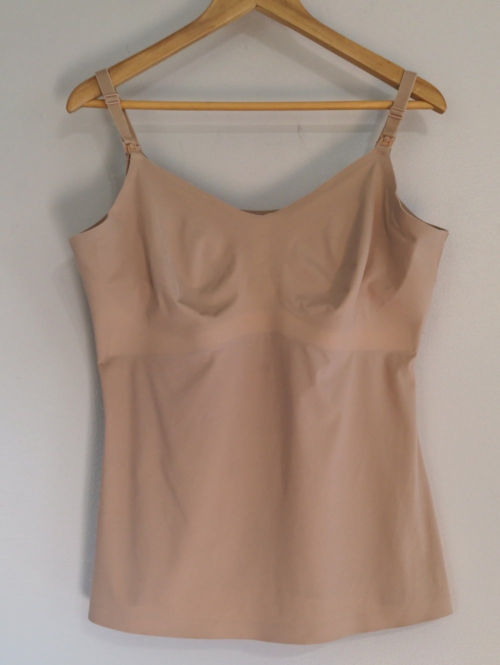 Knix Shapewear Tank Beige Women's 3XL Support Adjustable Nylon Spandex Blend